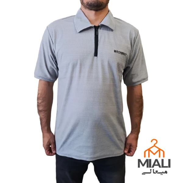 انواع تیشرت های مردانه نیم زیپ