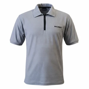 تیشرت مردانه نیم زیپ رنگ طوسی