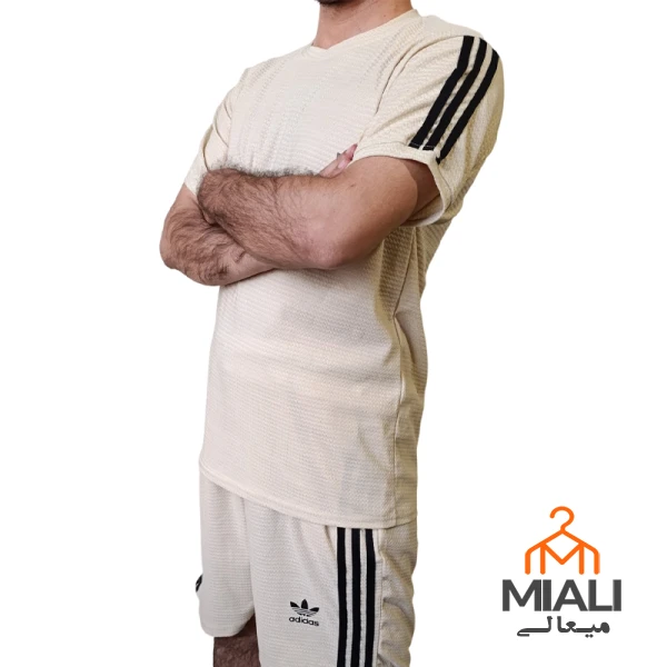 تیشرت و شلوارک طرح آدیداس