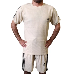 ست تیشرت و شلوارک مردانه طرح آدیداس