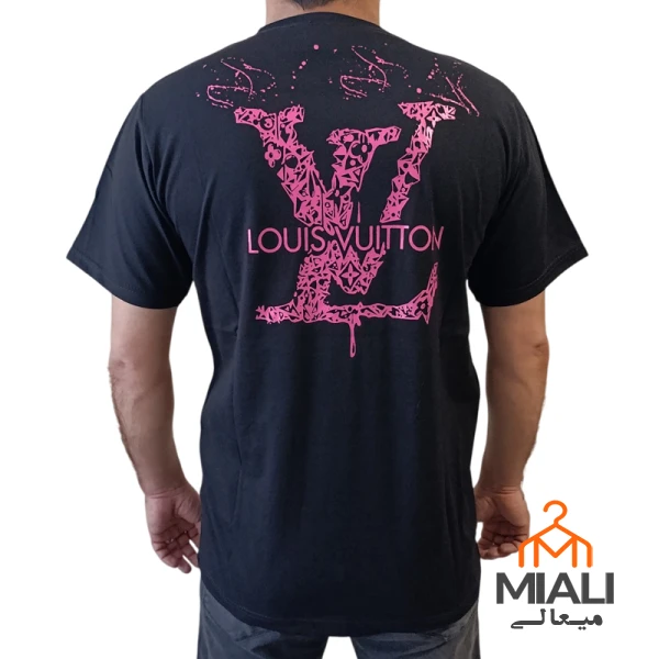 تیشرت مردانه نخی مشکی