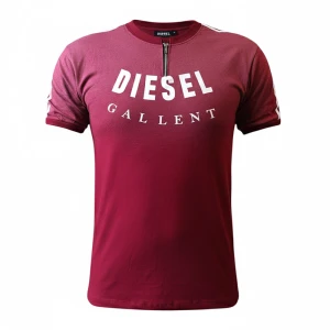 تیشرت نیم زیپ طرح DIESEL رنگ قرمز