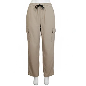 شلوار کتان کارگو زنانه