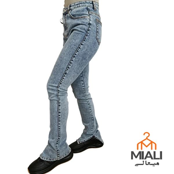 جین زنانه بوتکات زنانه آبی